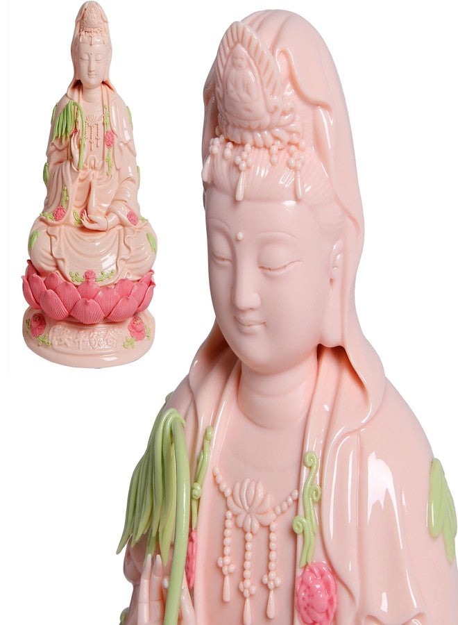 ART PARK Top Ceramic Guan Yin Statue - Handmade Quan Yin, Kwan Yin, Quan Am, Kuan Yin, Guanyin Statue for Meditation Altar, Female Buddha - Goddess of Mercy and Compassion - Image 1